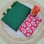 Khadi Cotton Saree+Blouse Combo