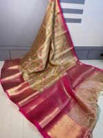 Floral Tissue Embroidery silk Sarees